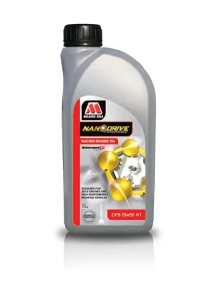 Objednat Nyní Závodní plně syntetický motorový olej Millers Oils NANODRIVE - CFS 10W-50 NT 1l