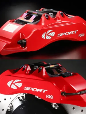 Zadní brzdový kit K-Sport pro Smart For Four r.v. od 04 do 06, 6pístkové brzdiče, velikost kotoučů: plovoucí 380X32mm Cenově Výhodný