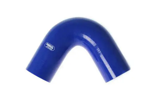 Speciální Cena Samco Sport Fluoro silikonové koleno 135° s vnitřním průměrem 102 mm pro vedení oleje a nafty, barva lightning modrá (maskáčový vzor)