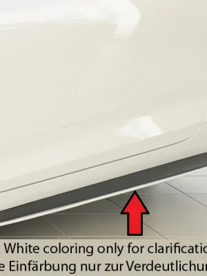 Ihned K Objednání Rieger spoiler pod boční práh mont. strana levá pro Audi A5 B9, F5 kabriolet, kupé před faceliftem, r.v. 07/16-12/19, plast ABS bez povrchové úpravy