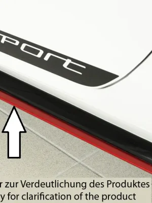 Ihned K Objednání Rieger spoiler pod boční práh mont. strana levá pro Volkswagen Golf 7 GTI Clubsport, R, R-Line 3-dvéř., 5-dvéř. po faceliftu, r.v. 02/16-, 02/17-, plast ABS bez povrchové úpravy
