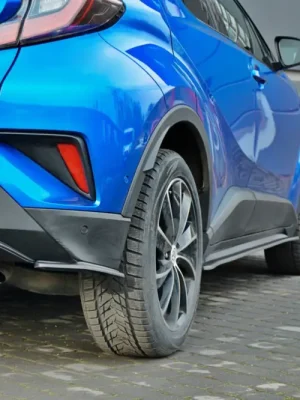 Akční Cena Maxton Design boční difuzory pod zadní nárazník pro Toyota C-HR, černý lesklý plast ABS