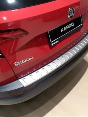 Omezená Nabídka Milotec práh pátých dveří pro Škoda Karoq, r.v. 2017-, Alu Brush