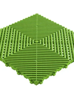 Swisstrax dlaždice modulární podlahy typu Ribtrax PRO, 40 x 40 cm, barva Techno Green zelená Akce