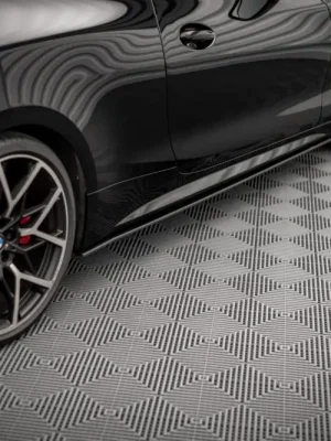 Akce Maxton Design "Street Pro" difuzory pod boční prahy pro BMW řada 4 G22/M-Pack, plast ABS bez povrchové úpravy