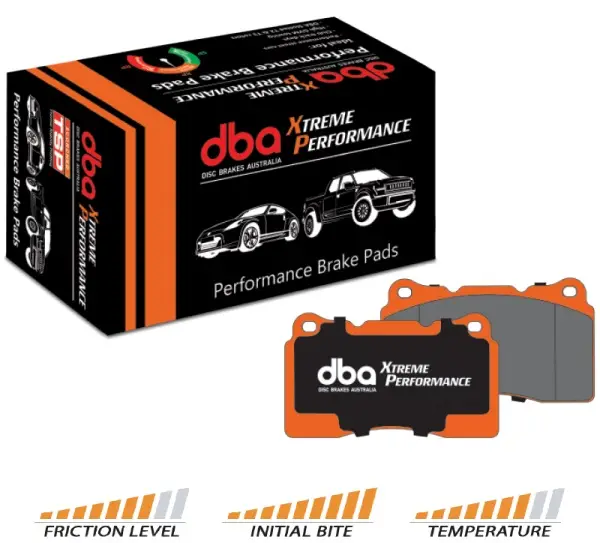 Sezónní Sleva DBA Xtreme Performance zadní sada brzdových destiček pro Seat Alhambra (7N) 2015-2020 1.4 Turbo 150BHP