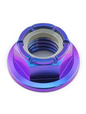 Akce Pro-Bolt titanová matka se závitem M10 x 1,50 mm, barva fialová