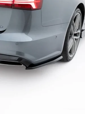 Maxton Design boční difuzory pod zadní nárazník ver.3 pro Audi S6 C7 FL, černý lesklý plast ABS, Sedan / Avant Zlevněný