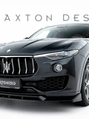 Maxton Design spoiler pod přední nárazník pro Maserati Levante Mk1 GT Facelift, černý lesklý plast ABS Akční Nabídka