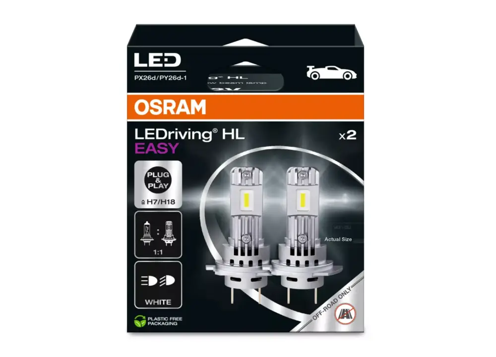 OSRAM LEDriving HL EASY LED autožárovky, patice H7 Top Prodej