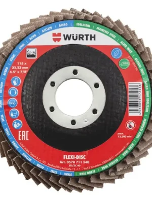 Hit Sezóny Würth lamelový brusný kotouč Flexi-disc 115 mm, zrnitost 40
