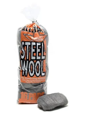 Fine Steel Wool - ocelová vlna pro leštění kovů, 16 ks, hrubost extra jemná Značkový