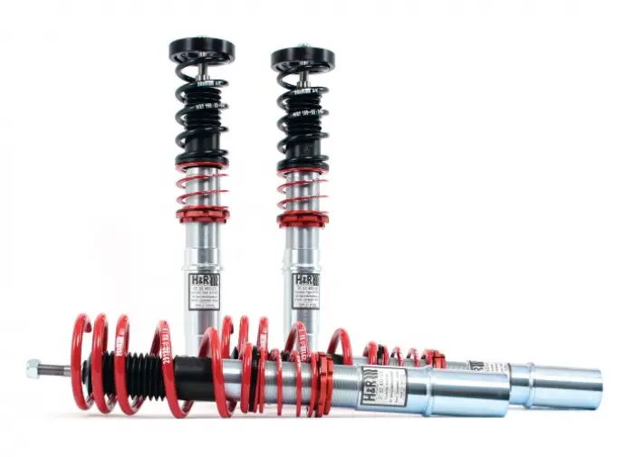 Finální Výprodej H&R Monotube výškově stavitelný podvozek pro Seat Leon KL Sportstourer, 2WD, r.v. 2020- zatížení PN 1001 - 1080 kg, s průměrem uchycení př. tlumiče 55 mm, s víceprv. ZN