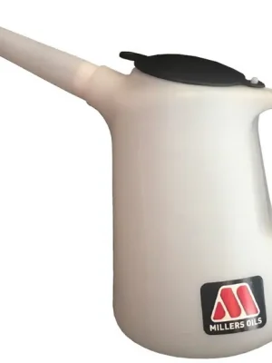 Autentický Millers Oils Plastová konev na olej, 5L