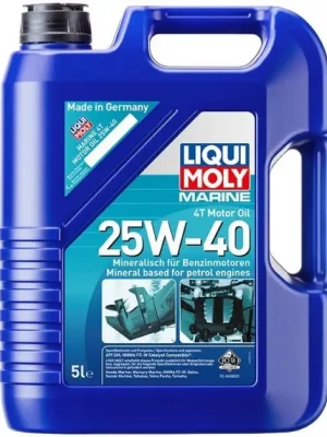 Motorový list Liqui Moly Marine 4T 25W-40, 5L Nová Kolekce