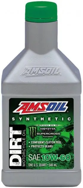Víkendová Akce Motorový olej Amsoil Synthetic Dirt Bike 10W-60, 946ml