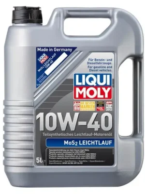 Aktuální Motorový olej Liqui Moly MoS2 Leichtlauf 10W-40, 5L