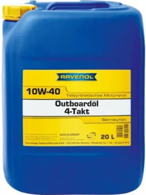 Motorový olej Ravenol Outboardoel 4T 10W-40, 20L Poslední Šance
