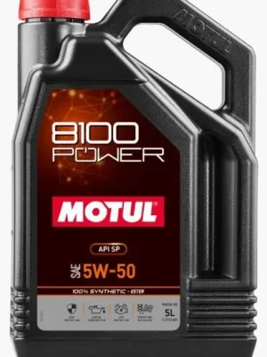 Sezónní Sleva Olej motorový Motul 5W-50 Power 8100, 5L