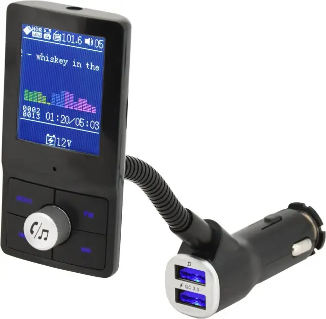 Ověřený Compass Hands free FM transmitter LCD COLOR