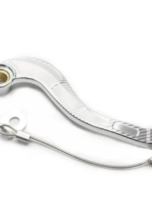 Brzdový pedál MOTION STUFF 83P-0081002 silver body, black steel fixed tip Steel Fixed Tip Omezená Nabídka