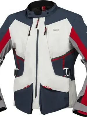 Odeslání Ihned Bunda s laminovanou membránou iXS X2-111405-942-L TOURSTER-STX 1.0 X2-111405 světle šedá-modrá-červená L
