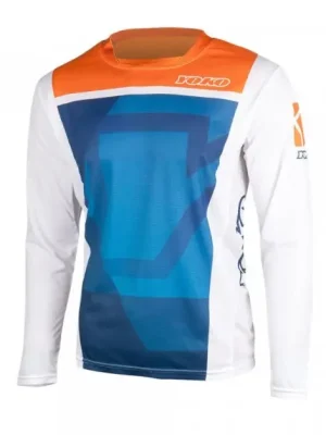 Víkendová Akce Motokrosový dres YOKO 66-176601-S KISA modrý / oranžový S (1.66-176601-S)