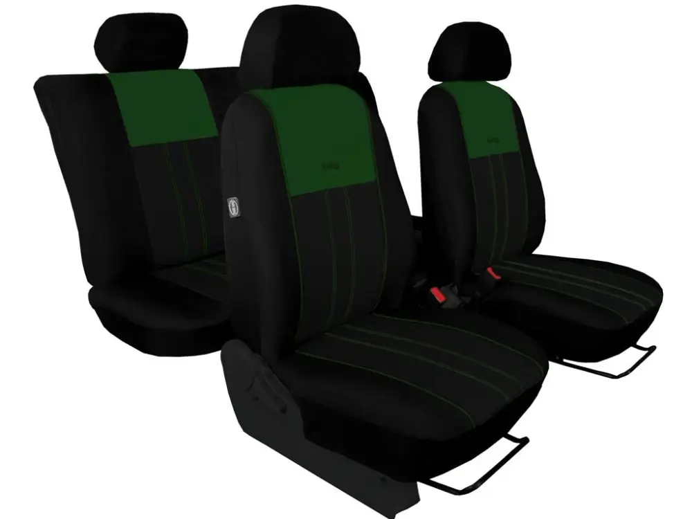 Poslední Šance Autopotahy Ford C- MAX I, od r. 2003-2010, 5 míst, DUO TUNING zelenočerné