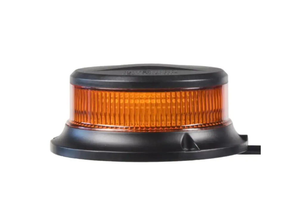 Poslední Šance LED maják, 12-24V, 18x1W oranžový, magnet, ECE R65 R10