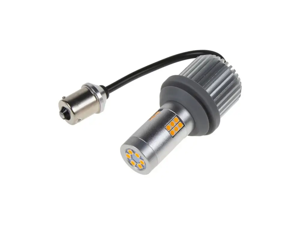 LED BAU15s oranžová, CAN-Bus, 12-24V, 30LED/3030SMD Omezená Nabídka