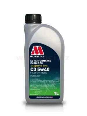 MILLERS OILS EE PERFORMANCE C3 5w40, plně syntetický, 1 l Časově Omezené