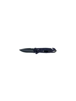 Jen Po Omezenou Doba CAC S200 FRENCH ARMY KNIFE BLUE BLADE Textured G10 Blue Handle -Pouch - Fork Pointed Tip