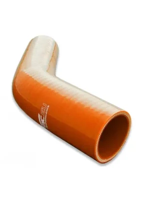 Vysoce Kvalitní Silikonové redukční koleno 45' 28/38mm Oranžové