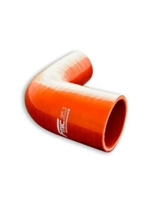 Autentický Silikonové redukční koleno 90' 57/83mm Oranžové