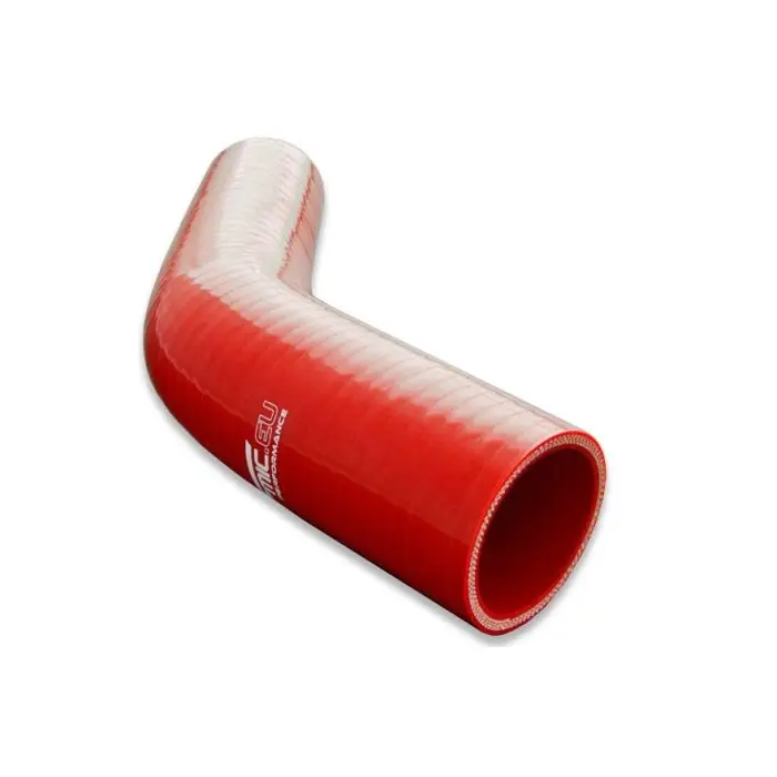 Silikonové redukční koleno 45' 41/54mm Červené Novinka