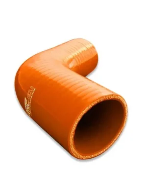 Cenově Výhodný Silikonové redukční koleno 67' 51/70mm Oranžové
