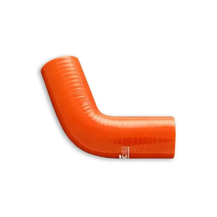 Silikonové koleno 67' 48mm Oranžové Levný