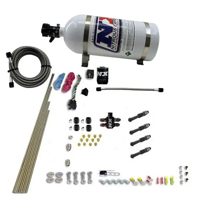 Originální Sada nitro Nitrous Express NX 93046-10 Suchá přímá 4 cyl