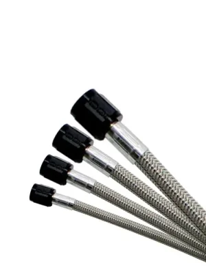 3AN (3Ft) Stainless Steel Braided Hose (Black Ends) Nitrous Express NX 10036 Aktuální