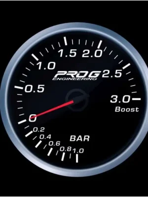 Budík tlaku turba Pro G Race Series 2 RS, 3 Bar Bílý 52mm Bezpečná Platba