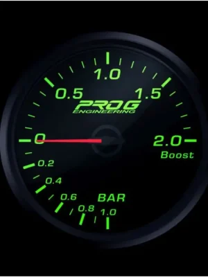 Budík tlaku turba Pro G Race Series 2 RC, 2 Bar Zelený 60mm Nízká Cena