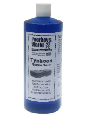 POORBOY'S WORLD Typhoon Microfiber Cleaner prací prostředek na mikrovlákna 946ml Aktuální