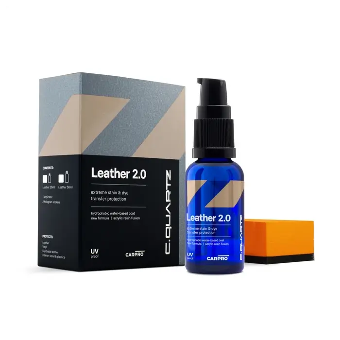 Super Cena CAR PRO CQuartz Leather 2.0 křemenný povlak na kůži a vinyl 30ml